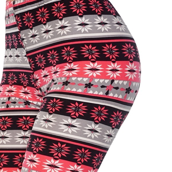 Pretty pink casual soft leggings 328 - Picture 3 of 3